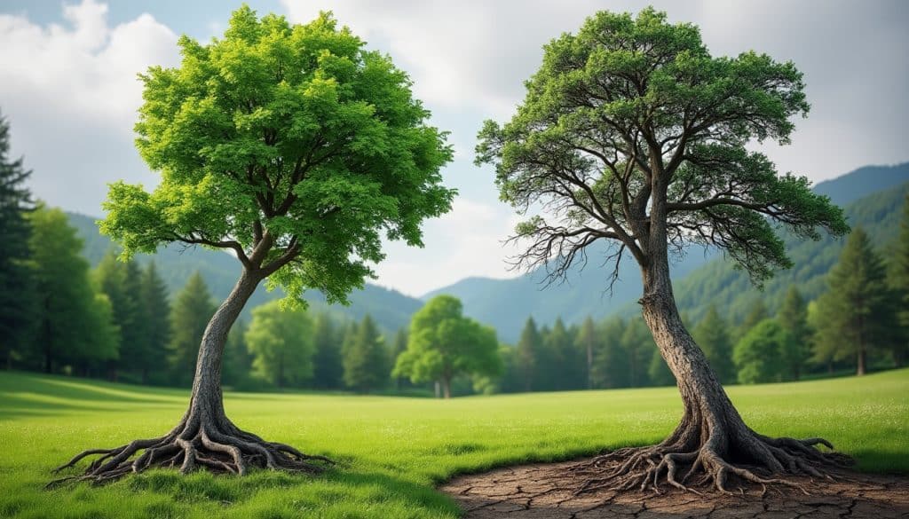 Arbre penché : quand c&rsquo;est normal et quand ça inquiète