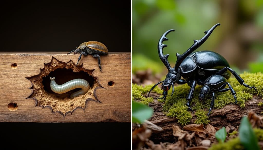 Insectes xylophages : distinguer les ravageurs des auxiliaires